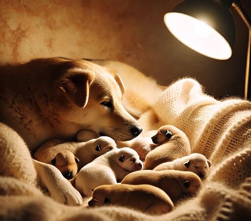 Cães recém nascidos